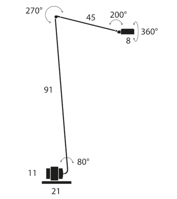 Daphine LED Lumina Floor Lamp