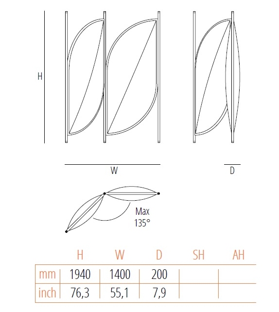 Feng Gebrüder Thonet Vienna Biombo