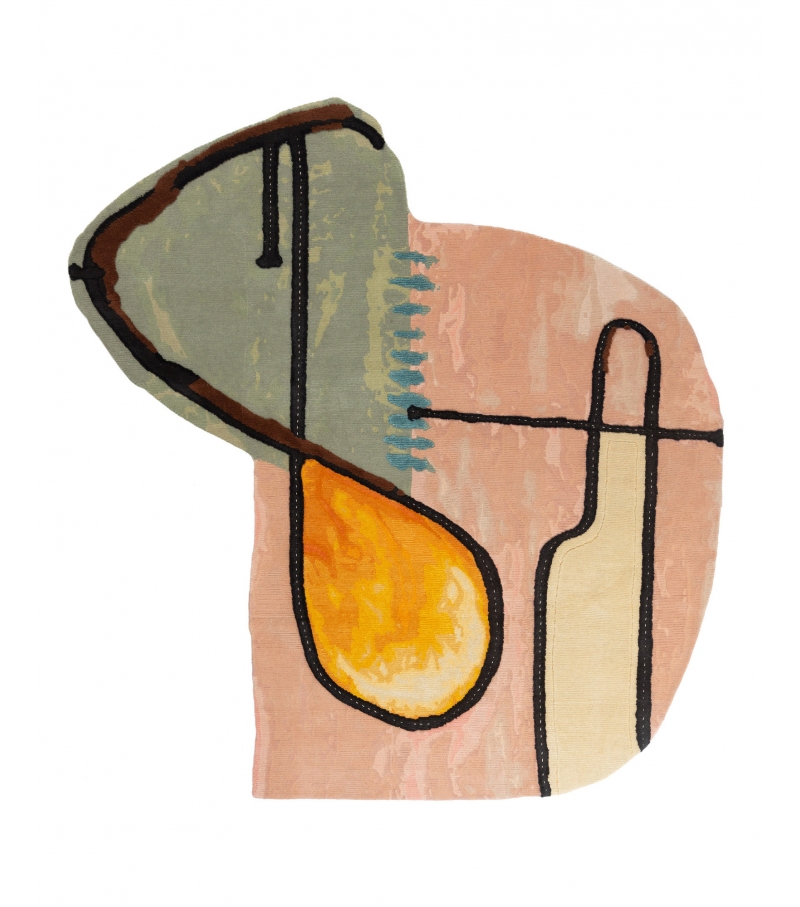 Doodles - Abstract Composition CC-Tapis Teppich