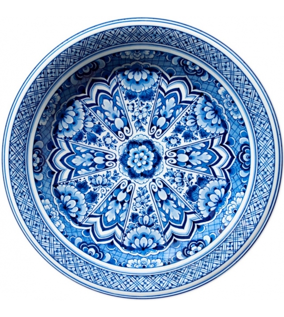 Delft Blue Plate Moooi Teppich