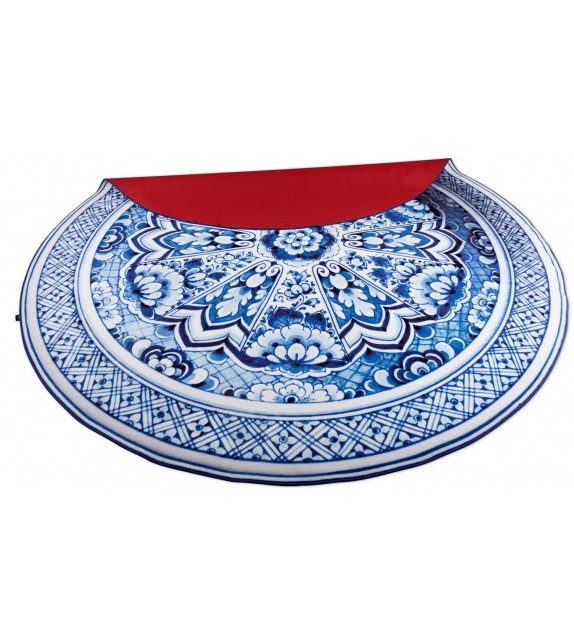 Delft Blue Plate Moooi Teppich