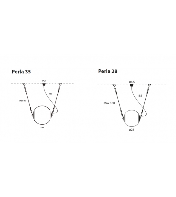 Perla Lumina  Lampe à Suspension