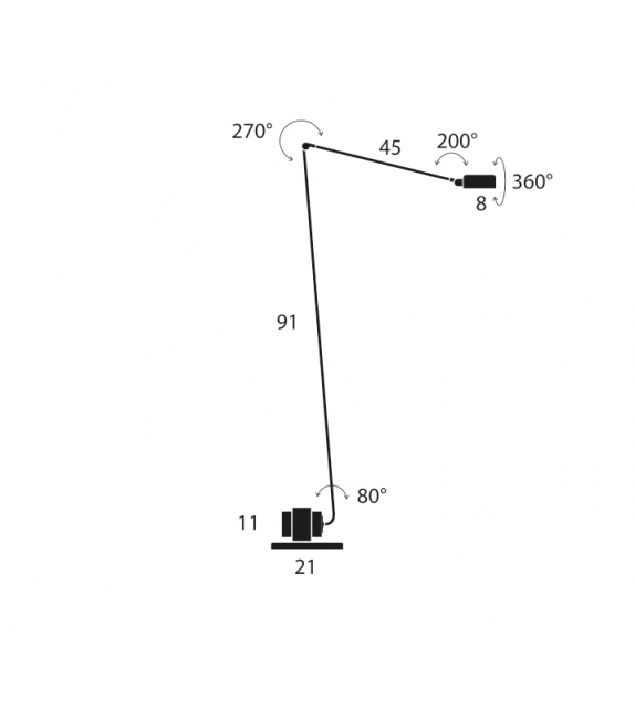 Daphine Classic Lumina Floor Lamp