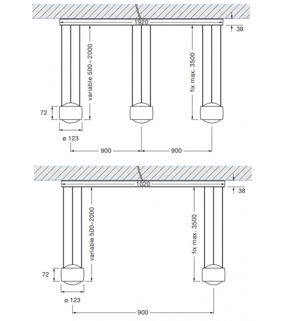 Sento Occhio Pendant Lamp