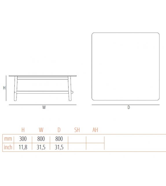 Single Curve Gebrüder Thonet Vienna Table Basse