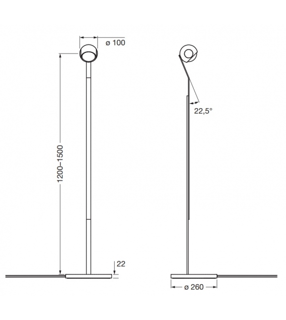 io Lettura Occhio Reading Lamp