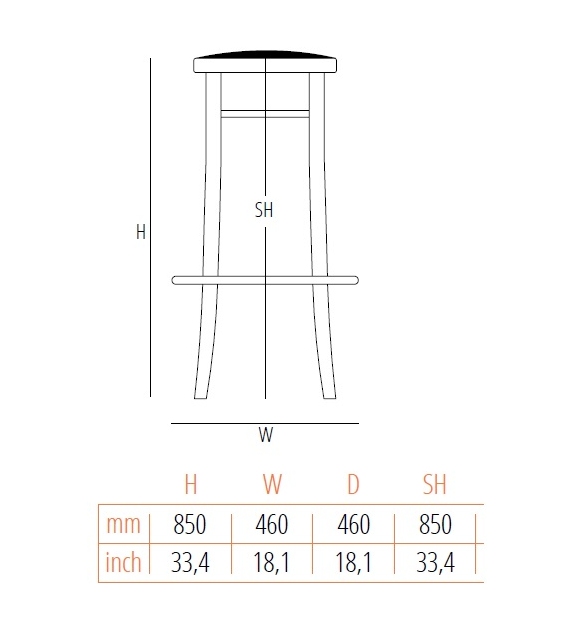 Vienna 144 Gebrüder Thonet Vienna Upholstered Bar Stool