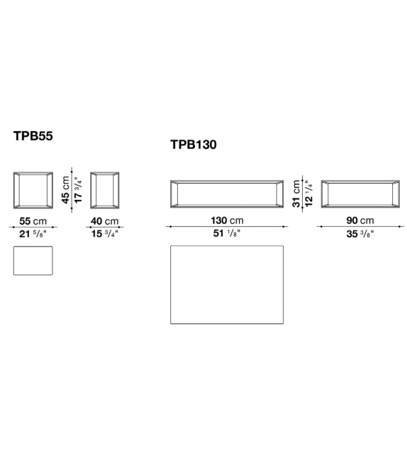 Pablo B&B Italia Outdoor Table Basse