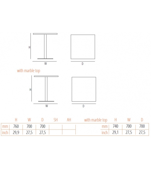 Sherry Gebrüder Thonet Vienna Stehtisch