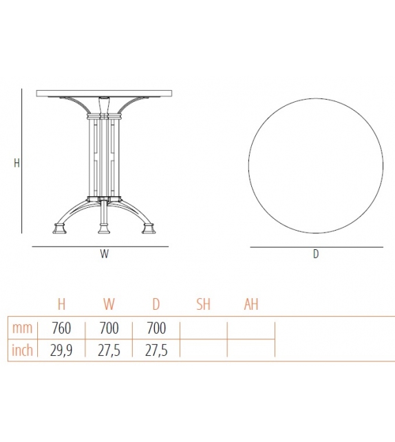 Vermouth Gebrüder Thonet Vienna Table de Bar