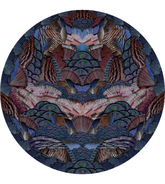 Calligraphy Bird Moooi Teppich