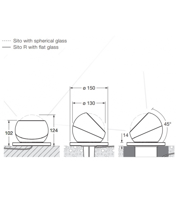 Sito Basso Occhio Floor Spotlight