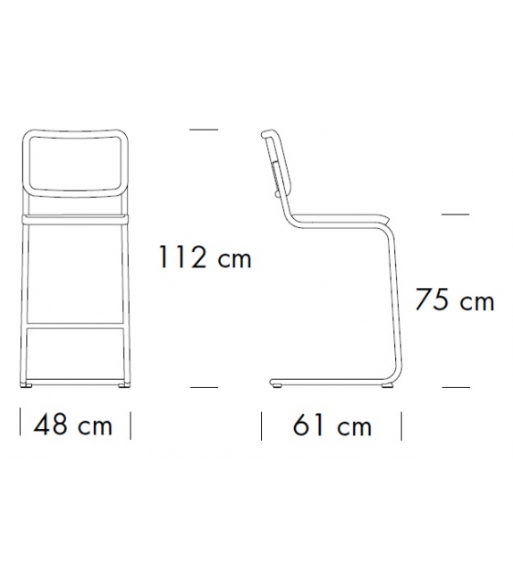 S 32 VH Thonet Stool