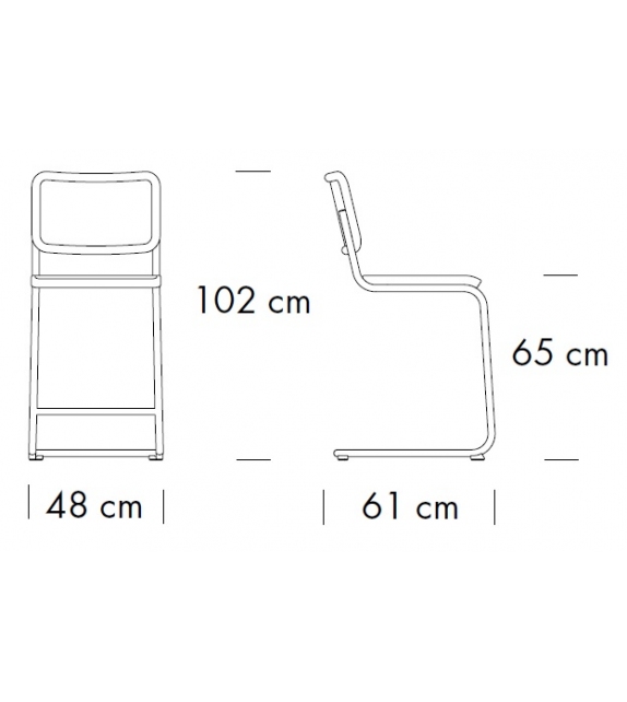 S 32 VH Thonet Stool
