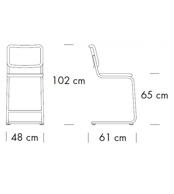S 32 NH / NHT Thonet Sgabello