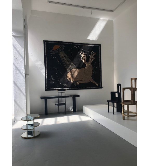 The Night of a Hunter - Deer at Night CC-Tapis Teppich