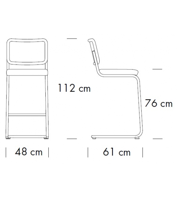 S 32 SPVH / SPVHT Thonet Sgabello