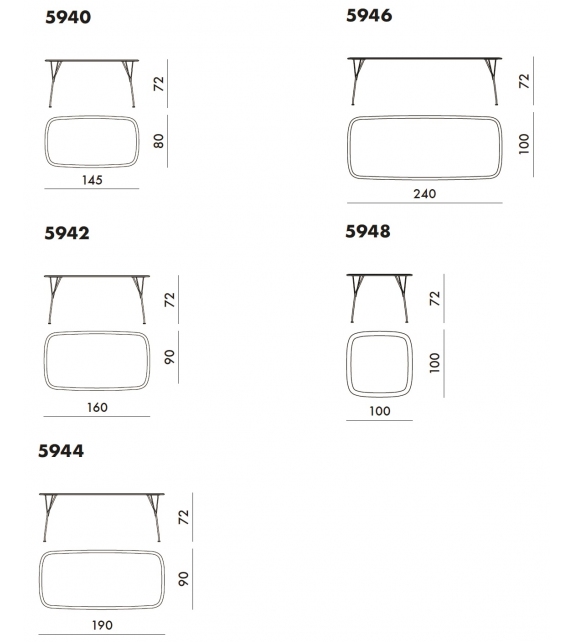 Viscount Of Wood Kartell Mesa