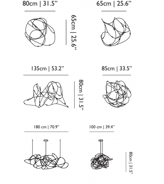 Flock of Light Moooi Pendant Lamp