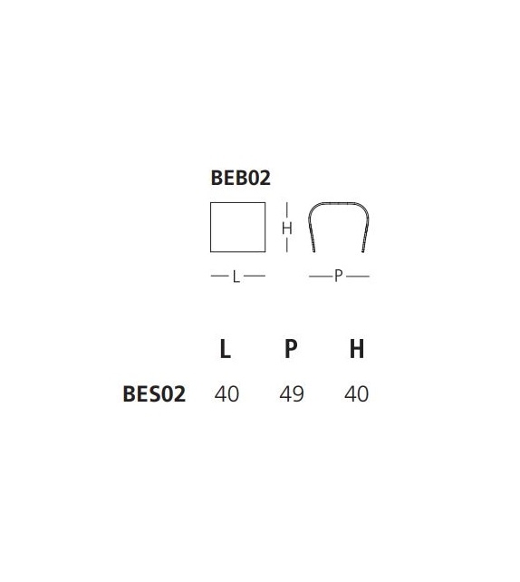 Bent Glass Glas Italia Stool