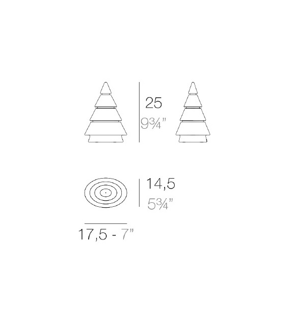 Versandfertig - Nano Forest Vondom Tischleuchte