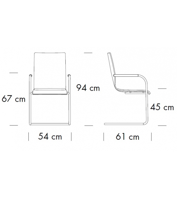 S 54 SPF / SPFST Thonet Sedia