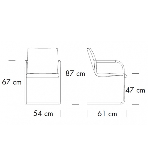 S 55 PF / PFST Evo Thonet Chaise