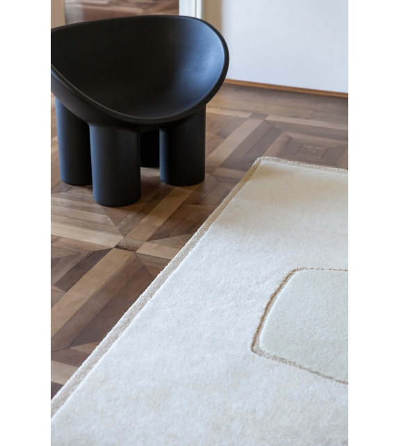 Cut Out Monocromo Linen CC-Tapis Rug