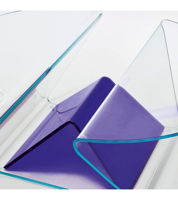 Plissé Glas Italia Couchtisch