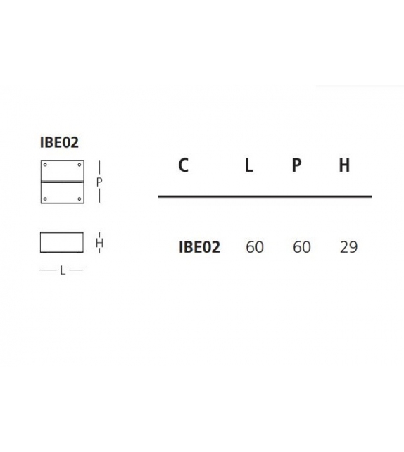 I-Beam Glas Italia Table D'Appoint