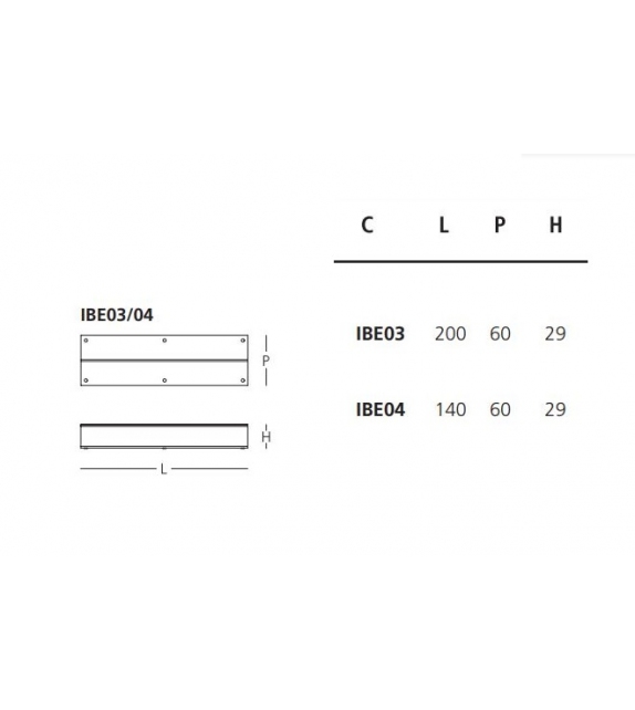 I-Beam Glas Italia Bench