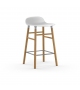Form Normann Copenhagen Sgabello con Gambe in Legno