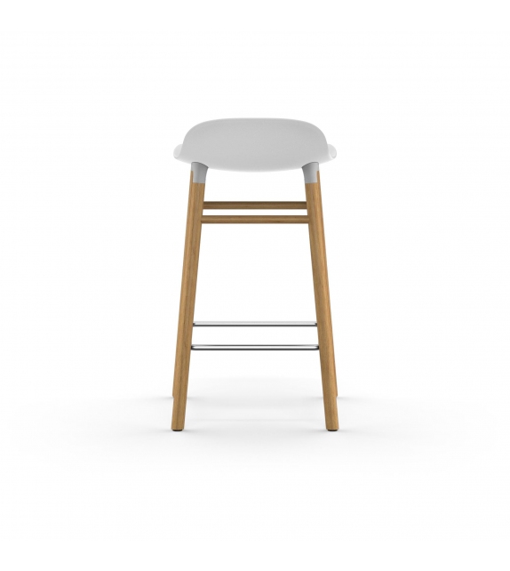 Form Normann Copenhagen Sgabello con Gambe in Legno