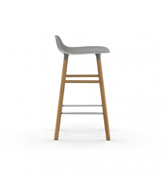 Form Normann Copenhagen Taburete con Patas de Madera