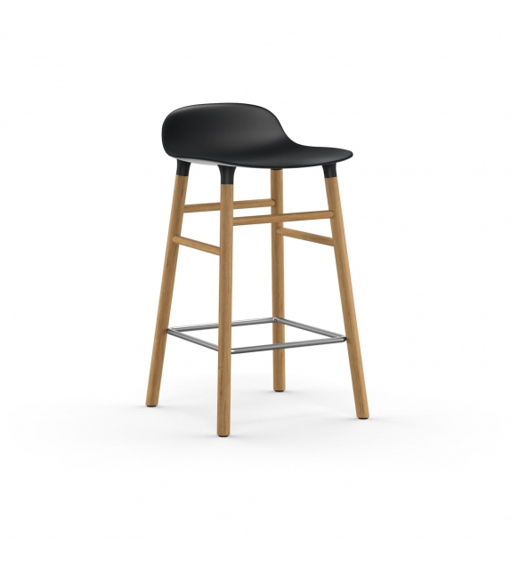 Form Normann Copenhagen Tabouret avec Pieds en Bois