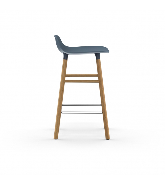 Form Normann Copenhagen Sgabello con Gambe in Legno