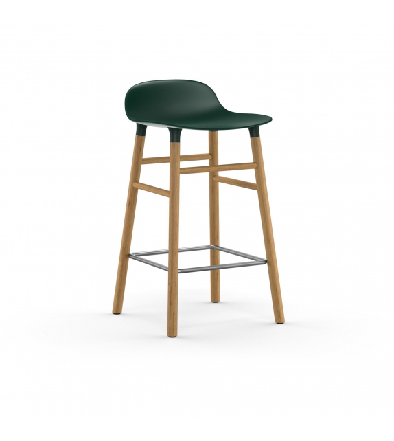 Form Normann Copenhagen Tabouret avec Pieds en Bois