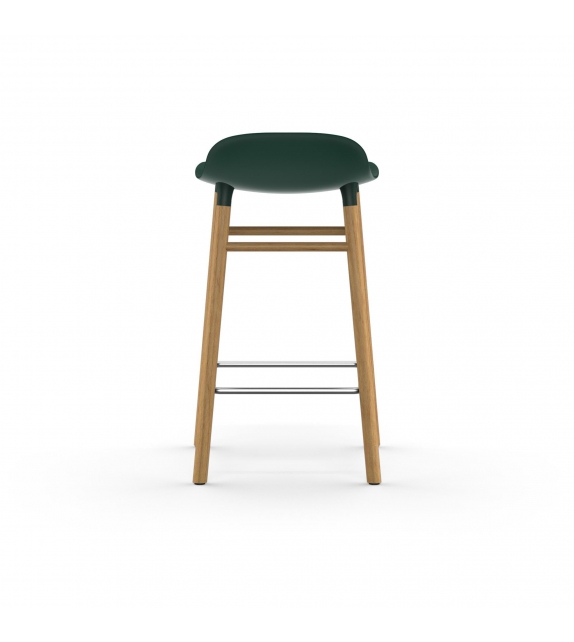 Form Normann Copenhagen Sgabello con Gambe in Legno