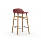 Form Normann Copenhagen Sgabello con Gambe in Legno