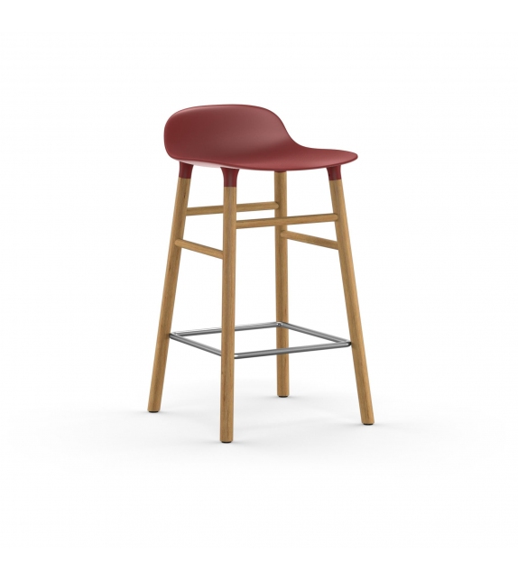 Form Normann Copenhagen Tabouret avec Pieds en Bois
