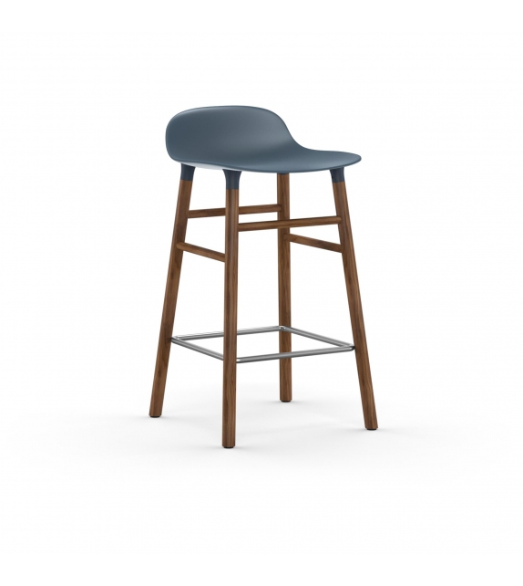 Form Normann Copenhagen Sgabello con Gambe in Legno