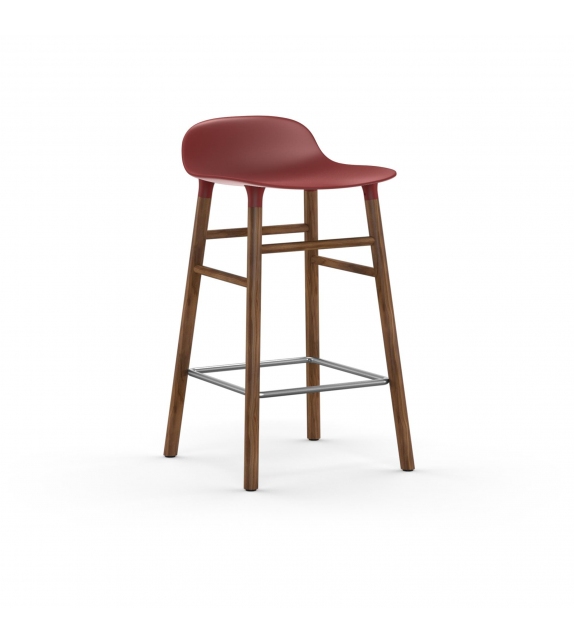 Form Normann Copenhagen Taburete con Patas de Madera