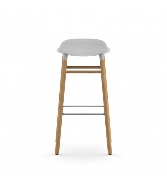Form Normann Copenhagen Taburete con Patas de Madera