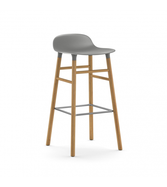 Form Normann Copenhagen Tabouret avec Pieds en Bois