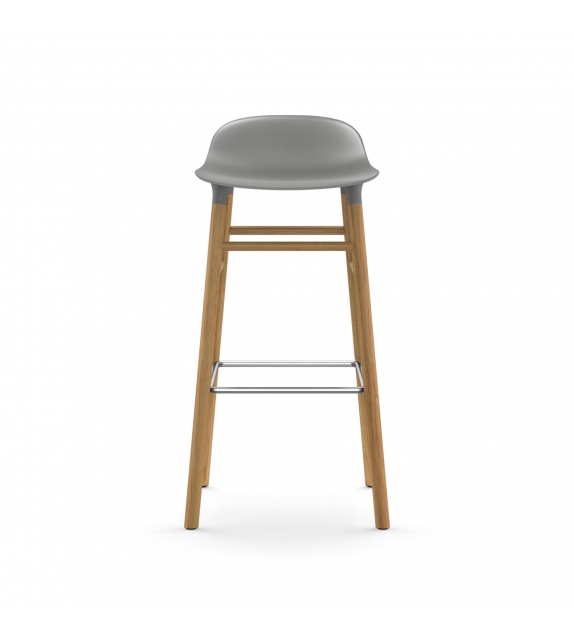 Form Normann Copenhagen Sgabello con Gambe in Legno