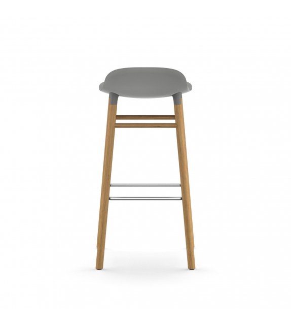 Form Normann Copenhagen Taburete con Patas de Madera