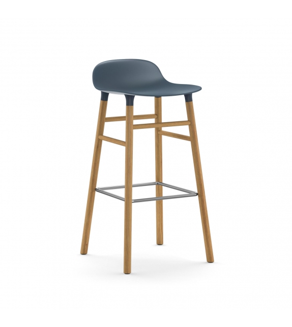 Form Normann Copenhagen Taburete con Patas de Madera