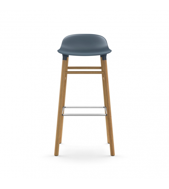Form Normann Copenhagen Sgabello con Gambe in Legno