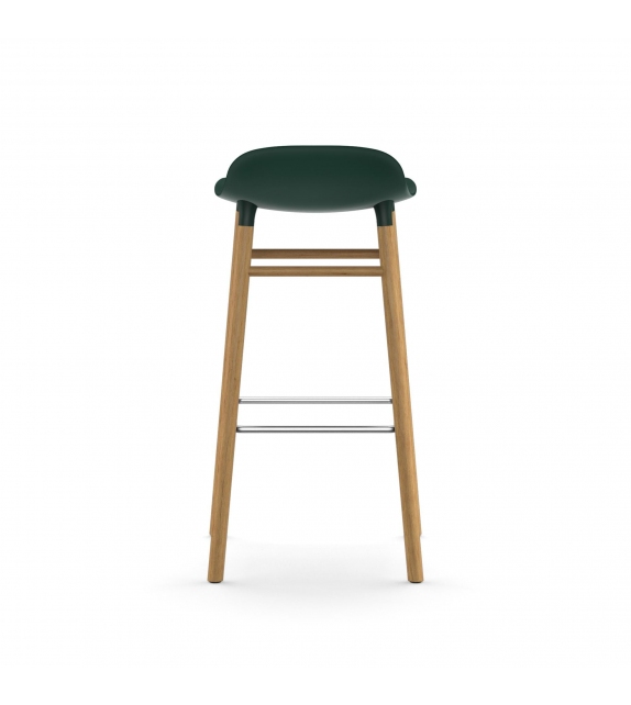 Form Normann Copenhagen Sgabello con Gambe in Legno