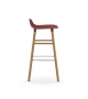 Form Normann Copenhagen Sgabello con Gambe in Legno